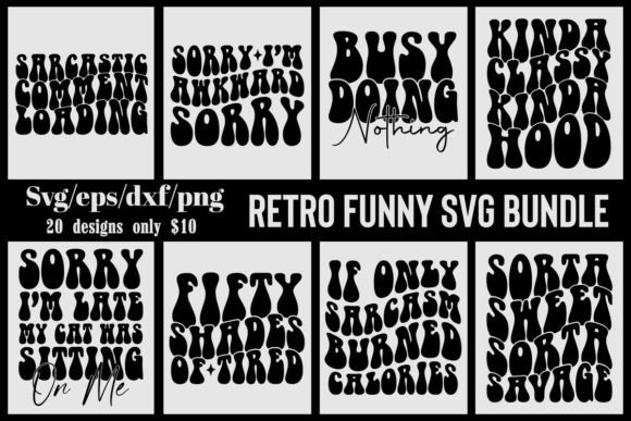 About Retro Funny Svg Bundle Vol 1 Graphics for Crafts