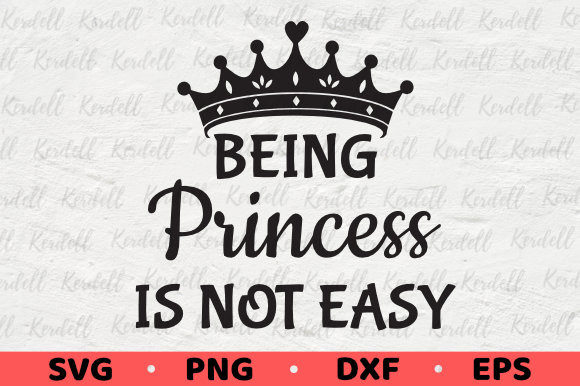 Being Princess is Not Easy Funny Princess Graphics