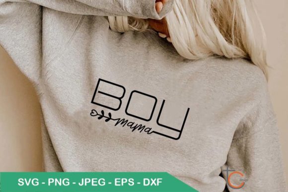 Boy Mama SVG: A Graphic Asset for T-Shirt Designs