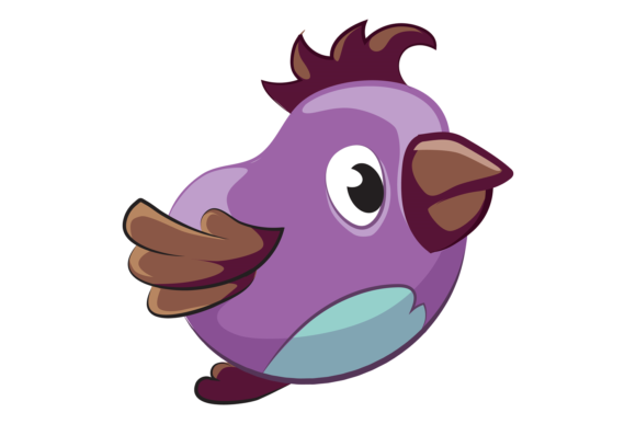 Cartoon Pigeon Graphics for Branding and Marketing