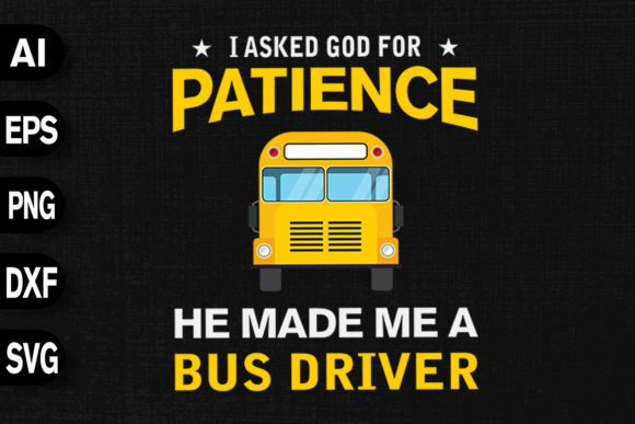school bus driver funny graphics for t-shirt designs
