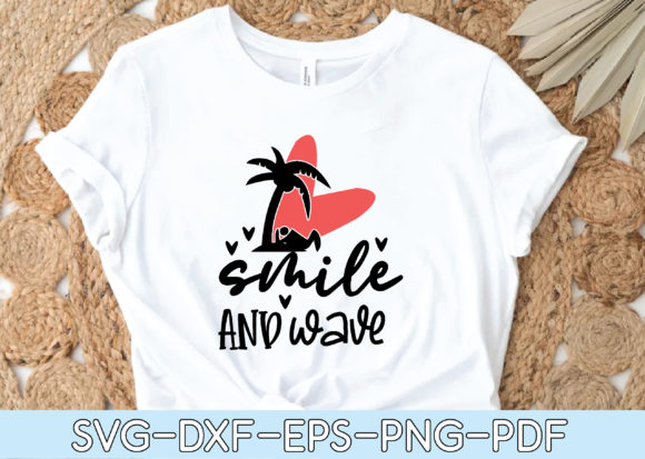 Smile and Wave Svg: A Graphic Design Asset for Branding and T-Shirt Designs