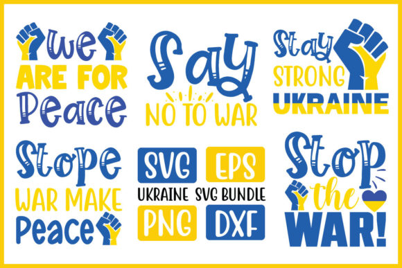 Ukraine Svg Bundle Graphics for Print Templates