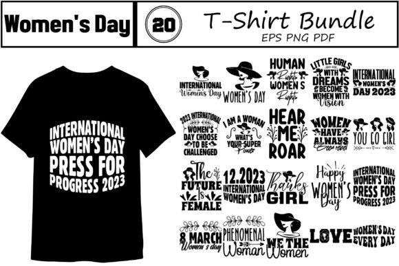 Women’s Day T-Shirt Bundle Graphics